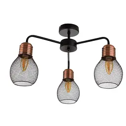 Люстра Brille лофт стельова E14 40W BK (BL-973C/3)