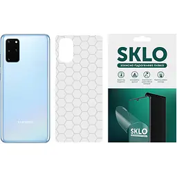 Захисна плівка SKLO Back (тил) Transp. для Samsung Galaxy M52 Прозорий / Соты