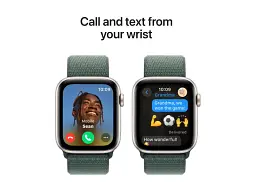 Смарт-годинник Apple Watch SE 2 GPS 44mm Starlight Aluminium Case w. Lake Green Sport Loop (MXEW3) - мініатюра 6
