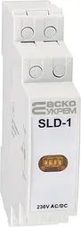 Сигнальний індикатор модульний SLD‑1 АСКО‑УКРЕМ (A0140030033) жовтий - мініатюра 3