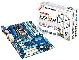 Материнська плата Gigabyte GA-Z77-D3H LGA 1155 (GA-Z77-D3H) Б/В