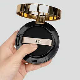 Тональний кушон для обличчя VT Cosmetics Essence Skin Foundation Pact SPF50+ PA+++ №23 зволожувальний 12 г (VTC062) - мініатюра 5