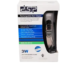 Машинка для стрижки волосся DSP 90114 професійна триммер 3 W чорна (24329-90114_371) - мініатюра 7