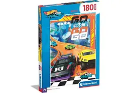 Пазл Clementoni Super: Швидкісні перегони, Hot Wheels (Super - Hot Wheels Let's Race Puzzle - 180 pcs.), 180 ел. (29789)