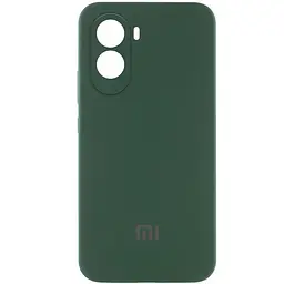 Чехол Silicone Cover Lakshmi Full Camera (AAA) with Logo для Xiaomi Redmi 13 4G/Poco M6 4G Зеленый/Cyprus Green