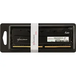 Модуль пам'яті для комп'ютера DDR4 8GB 3200 MHz Kudos Black eXceleram (EKBLACK4083216A) - мініатюра 7