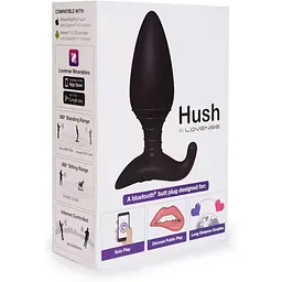 Анальна смарт вібропробка Lovense Hush, розмір L - мініатюра 6