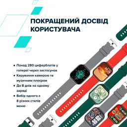 Смарт-годинник Canyon Chatter SW-58 BT-CALL Silver Grey (CNS-SW58SS) - мініатюра 10