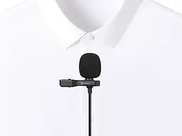 Провідний петличний мікрофон Streamer USB Clip USB-A/USB-C, кабель 3м, чорний - мініатюра 6