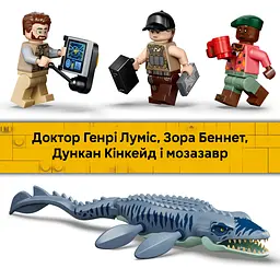Конструктор LEGO Jurassic World Напад мозазавра на човен 703 ел. (77983) - мініатюра 8