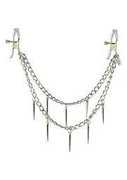 Затискачі для сосків Pipedream Fetish Fantasy Rock Hard Nipple Clamps сріблястий - мініатюра 2