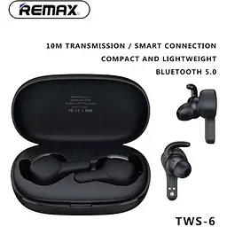 Навушники Bluetooth Remax True TWS-6 Hi-Fi | BT5.0, 4hours | - мініатюра 5