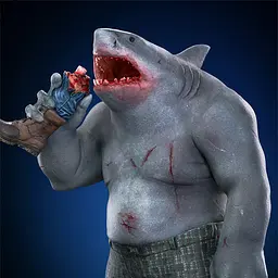 Статуетка DC Comics King Shark Statue Art Scale 1/10 - мініатюра 6