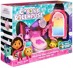 Ігровий набір Спальня Ляльковий будиночок Габбі Spin Master Gabby's Dollhouse Pillow Cat's Sweet Dreams Bedroom з фігуркою та аксесуарами (SKU-184) - мініатюра 4