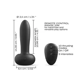 Універсальний пульсатор Dorcel DEEP THRUST, пульт ДК - мініатюра 2