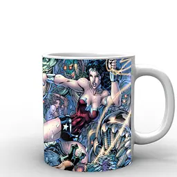 Кухоль GeekLand Чудо-Жінка Wonder Woman comics WW.02.012 330 мл білий - мініатюра 3