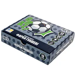 Фарби гуашеві Yes Football 12 кольорів 20 мл (230453)