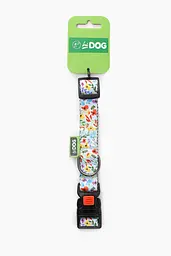 Нашийник ТМ HIDOG Flowers blue, розмір L (ширина 25мм (35-45см)) (2100102283016A)(SN) shop (2100102283016) - мініатюра 4