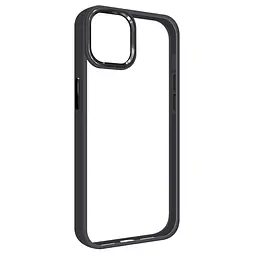 Чехол для Apple iPhone 15 Plus, UNIT2, черный, ударопрочный, прозрачный противоударный чехол-накладка из TPU и поликарбоната (PC), с защитными бортиками, защита всего корпуса от ударов и царапин, ArmorStandart (ARM69972)