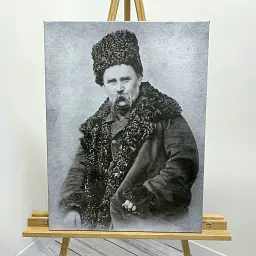 Інтер'єрна картина Тарас Григорович Шевченко, Кобзар , Україна, історія, видатні письменники, 60×43 см (id4304) - мініатюра 5