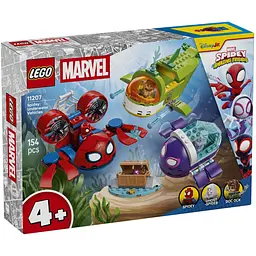 Конструктор LEGO Super Heroes Marvel Павук: Підводні транспортні засоби 154 деталі (11207)