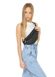 Поясна сумка бананка Sambag Soho BSH чорний 33 х 14 см (82111001) - мініатюра 5
