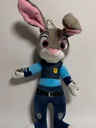 М'яка іграшка Джуді Хоппс Зоотрополіс Disney Zootopia, зайчик 40 см, дитяча іграшка для ігор і декору, подарунок дітям - мініатюра 5