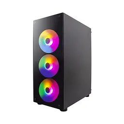 Корпус 1stPlayer V3-B-BK-4F1 Black без БЖ - мініатюра 3