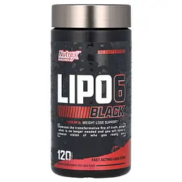 Комплексні жироспалювачі Lipo-6 Black 120 капсул (USA) Nutrex vit0005598