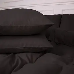 Постільна білизна MirSon 002 Black Фланель 220х240 King Size (2200009648243) - мініатюра 5