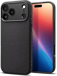 Чохол Spigen для iPhone 17 Pro, Liquid Air, Matte Black teh0019361 - мініатюра 4