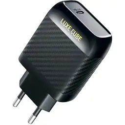 Мережевий зарядний пристрій Luxe Cube Dynamic 18W (1USBх3A) Black (4446689880896) - мініатюра 3