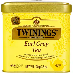 Чай чорний Twinings Earl Grey, 100 г (109105)