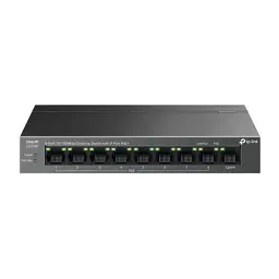 Комутатор TP-Link LiteWave LS109P, Black, 9xRJ45 (1х10/100 Mb/s, 8x10/100 Mb/s PoE+), некерований