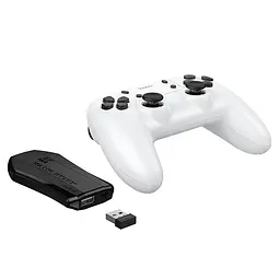 Ігрова приставка + 2 джойстики HOCO GA31 Collection game box+two wireless gamepads set White (6942007672122) - мініатюра 5