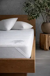 Наматрацник Aqua stop Ecotton Premium Comfort 160х200 см махровий водонепроникний на резинці по кутам білий (19338)