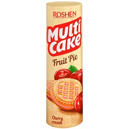 Печиво Roshen Multicake Fruit Pie вишня-крем 180 г (929690) - мініатюра 2