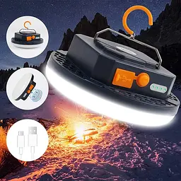 Лампа павер-банк 9900 mAh LED 30W Tent Light (MOS-14) - мініатюра 7