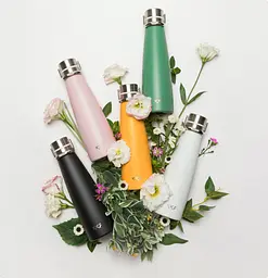 Термос Kiss Kiss Fish Kiss Kiss Fish Fish KKF Vacuum Cup S-U47WS 475 мл, Red-Pink - мініатюра 2