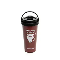Термокухоль Holmer TC-0500-DR Coffee Time 500 мл червоний (TC-0500-DR Coffee Time) - мініатюра 3
