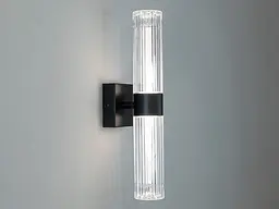 Бра настінне LED Diasha F3018BK, 5W, 220V, 275 лм, чорний акрил, сучасний стиль для зали - мініатюра 1