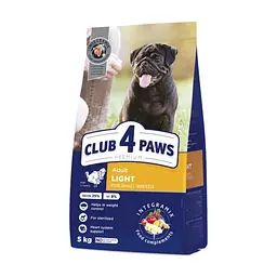 Сухий корм для собак Club 4 Paws Преміум. Контроль ваги з індичкою для малих порід 5 кг (4820215367851)