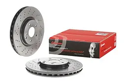Диск тормозной передний вентилируемый Mercedes C-class, Slk, Clk 00-11г Brembo ( 09.A448.21 )
