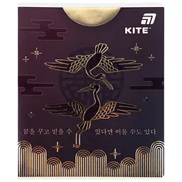 Зошит  Kite в клітинку 48 аркушів бордовий