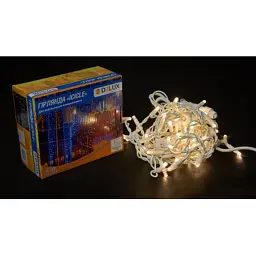 Гірлянда Delux ICICLE 75 LED 2 x 0.7 м IP44 EN Теплий білий/білий (90016594) - мініатюра 2