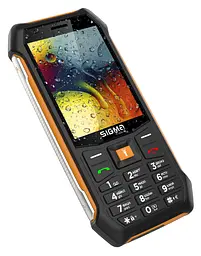 Телефон Sigma X-Style 323 Rain Black-Orange UA UCRF - мініатюра 2