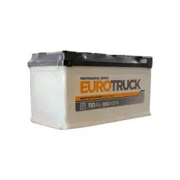 Акумулятор автомобільний EUROCAR 6СТ-110АЗ (0) -/+ (L5) 950А 12V (E) - мініатюра 2