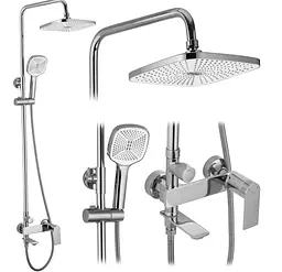 Душова система з виливом Rea Storm chrome REA-P4882