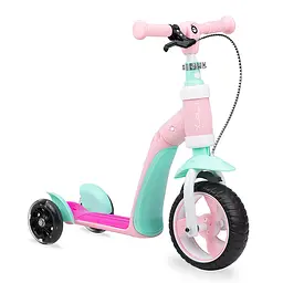 Самокат біговел 2 в 1 MoMi Elios Pink - мініатюра 7