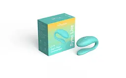 Смарт-вібратор для пар We-Vibe Sync Lite Aqua, 10 віброрежимів, можна поєднувати з проникним сексом - мініатюра 8